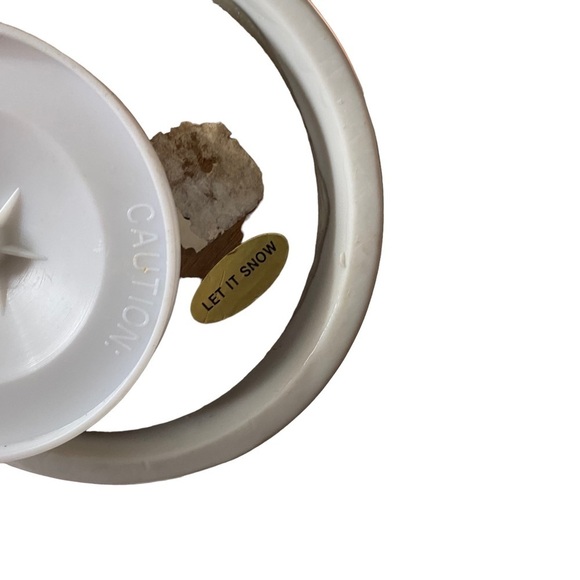 “Let It Snow” Summit Collection Musical Rotating Ceramic Christmas Sledding - Picture 7 of 9